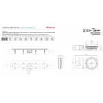 Трап душевой Pestan Confluo Frameless Line Matte Black